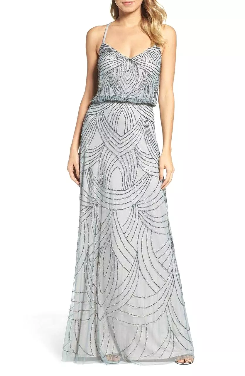 Adrianna Papell - Beaded Blouson Dress 91891180