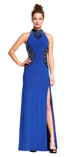 Adrianna Papell - Halter Neck Sheath Dress AP1E200688