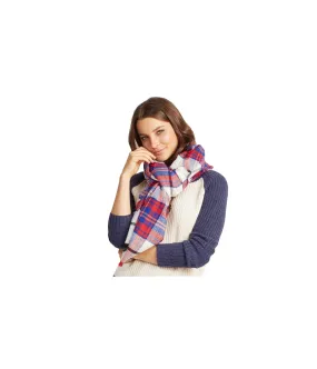 Aeropostale Womens Plaid Fringe Scarf