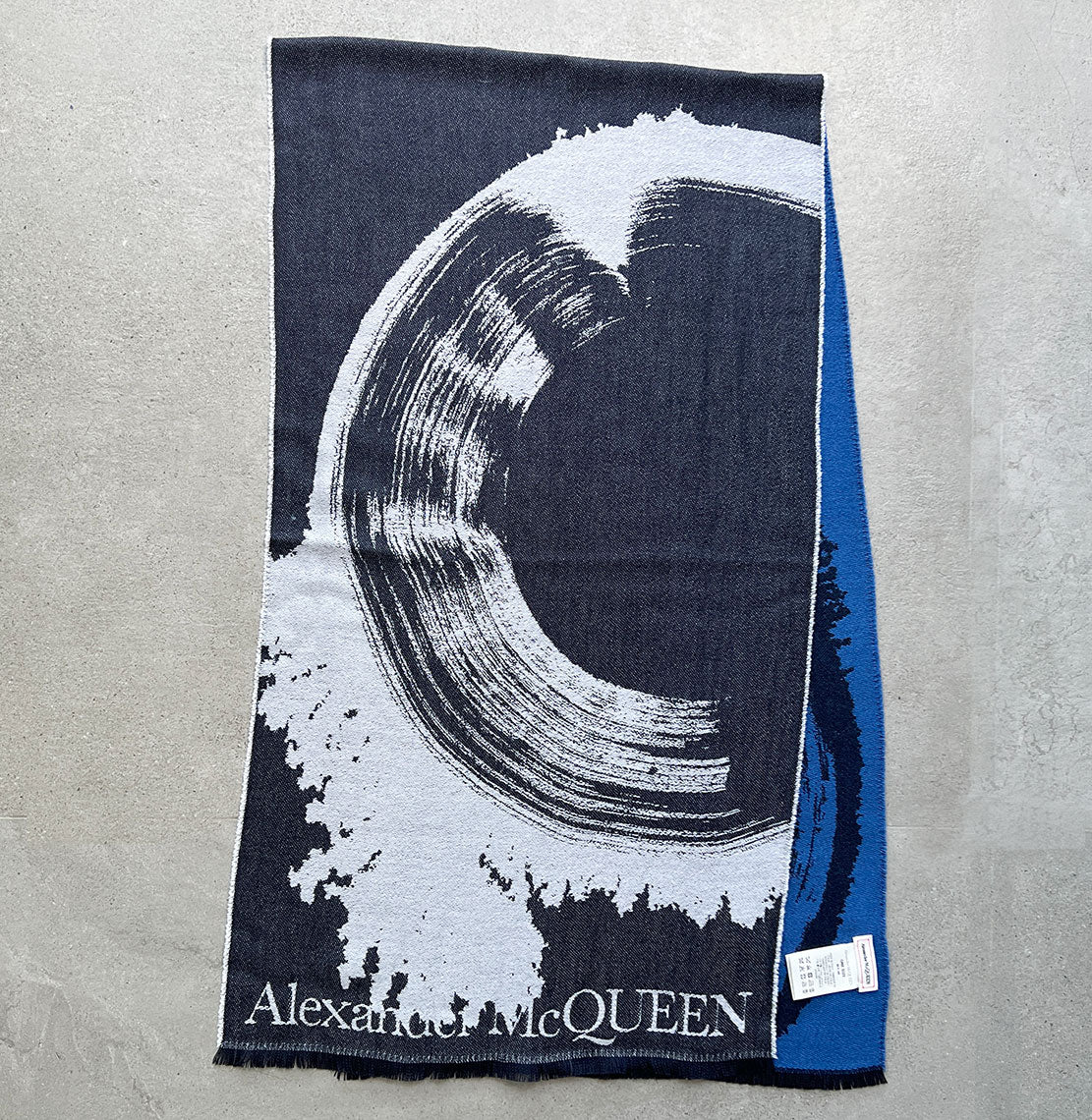 AMQ Galactic Iris Scarf, Wool/ Silk