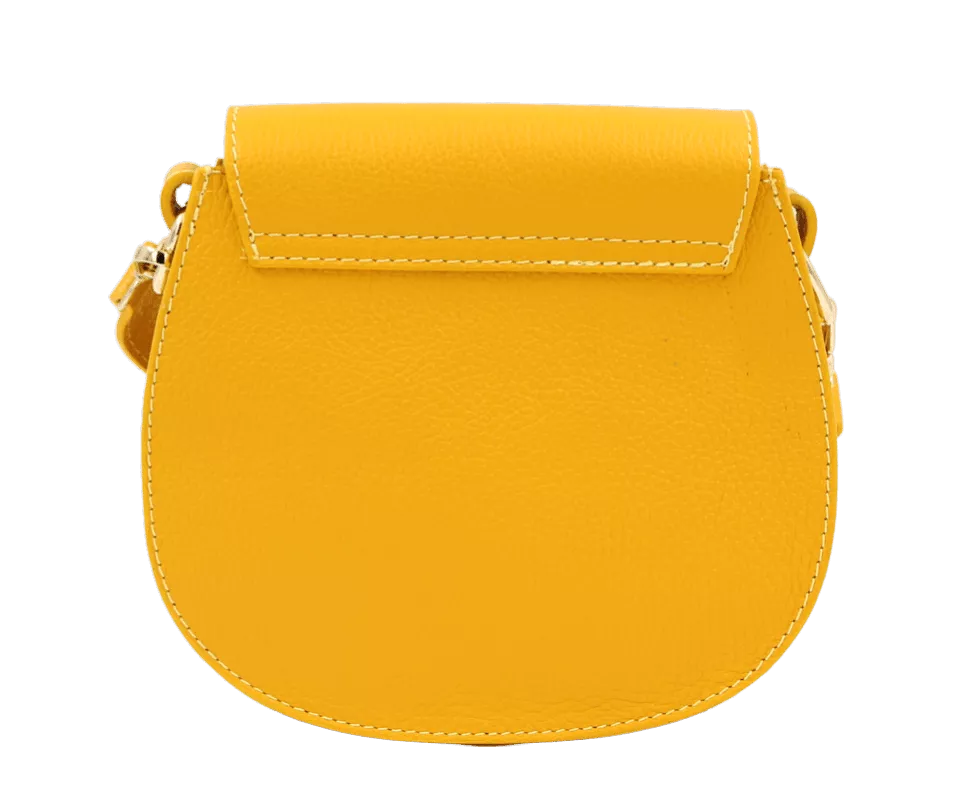 ANDREA CARDONE Yellow leather  crossbody bag