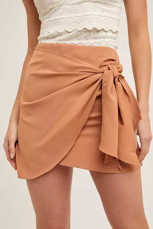 Aritza Mini Wrap Skirt