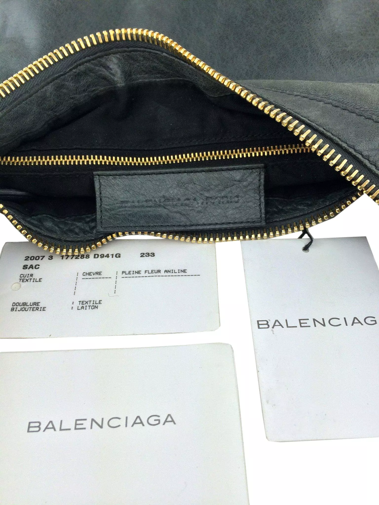 Balenciaga Chevre Giant Hardware GGH Hobo Bag