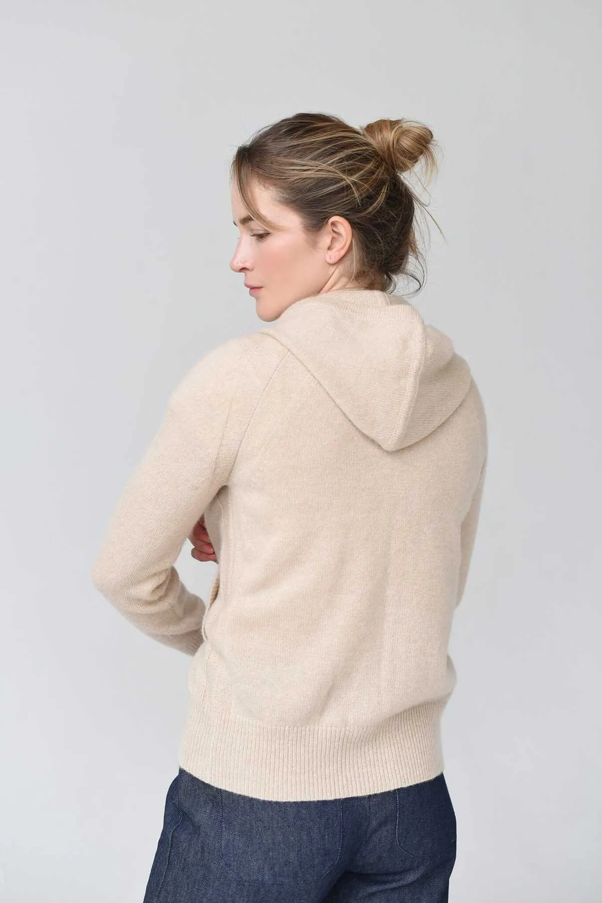 Barnett Hoodie sweater - Wheat