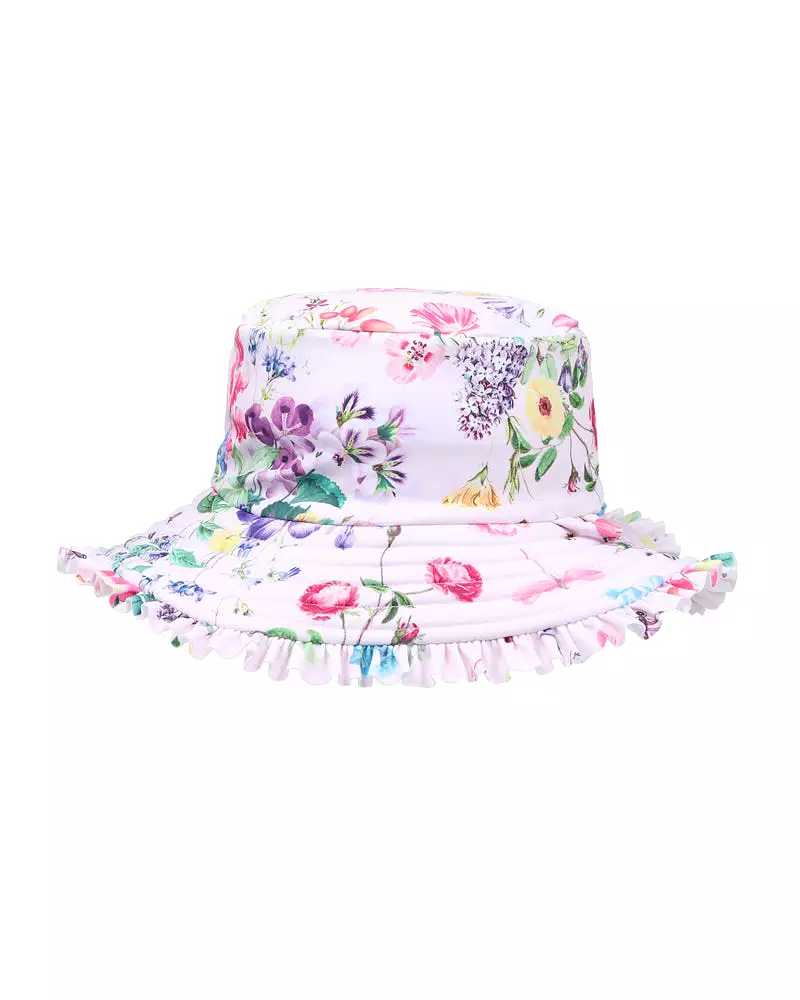 Bebe Swim Allegra Pink Print Sun Hat