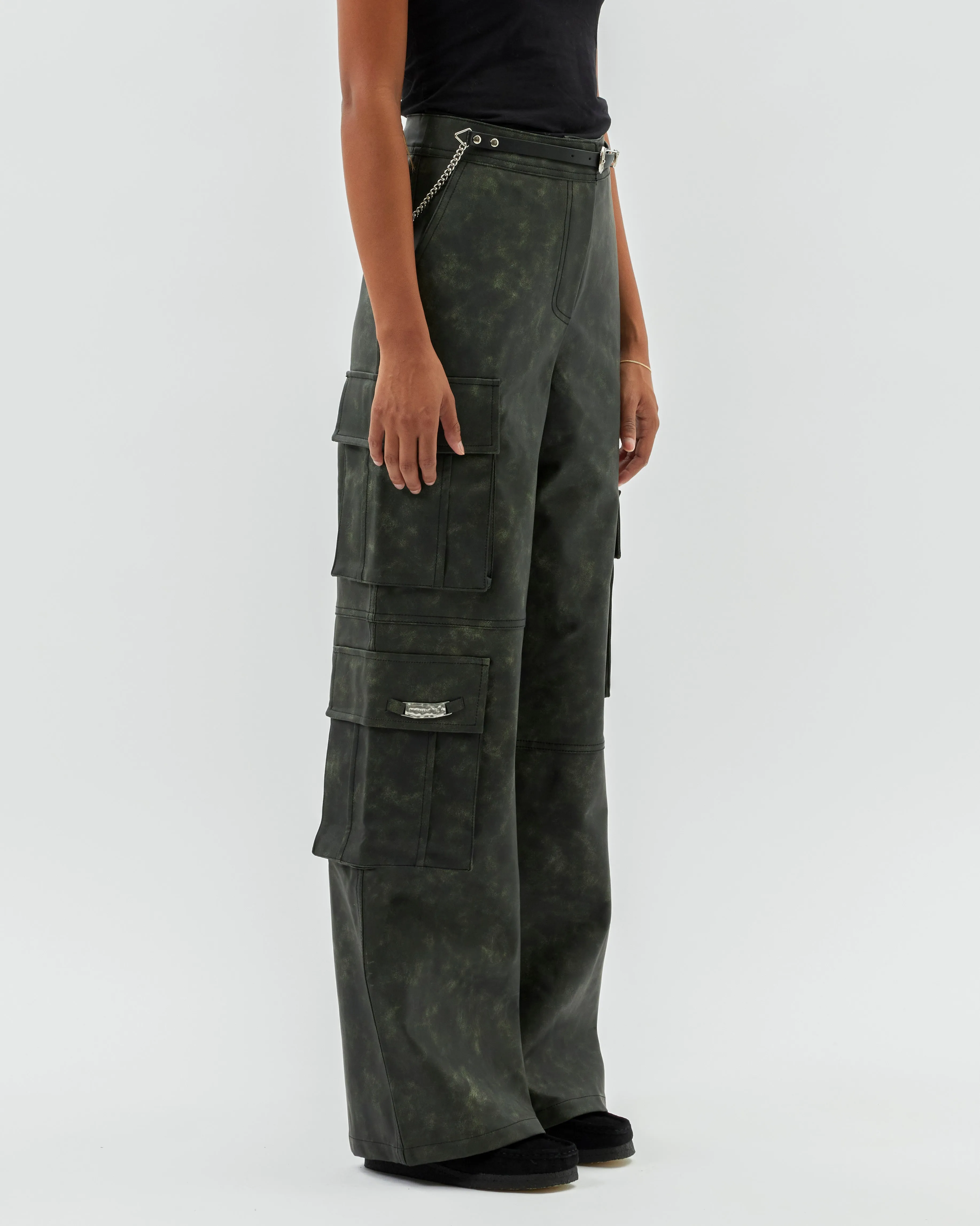 Belted Cargo Pants