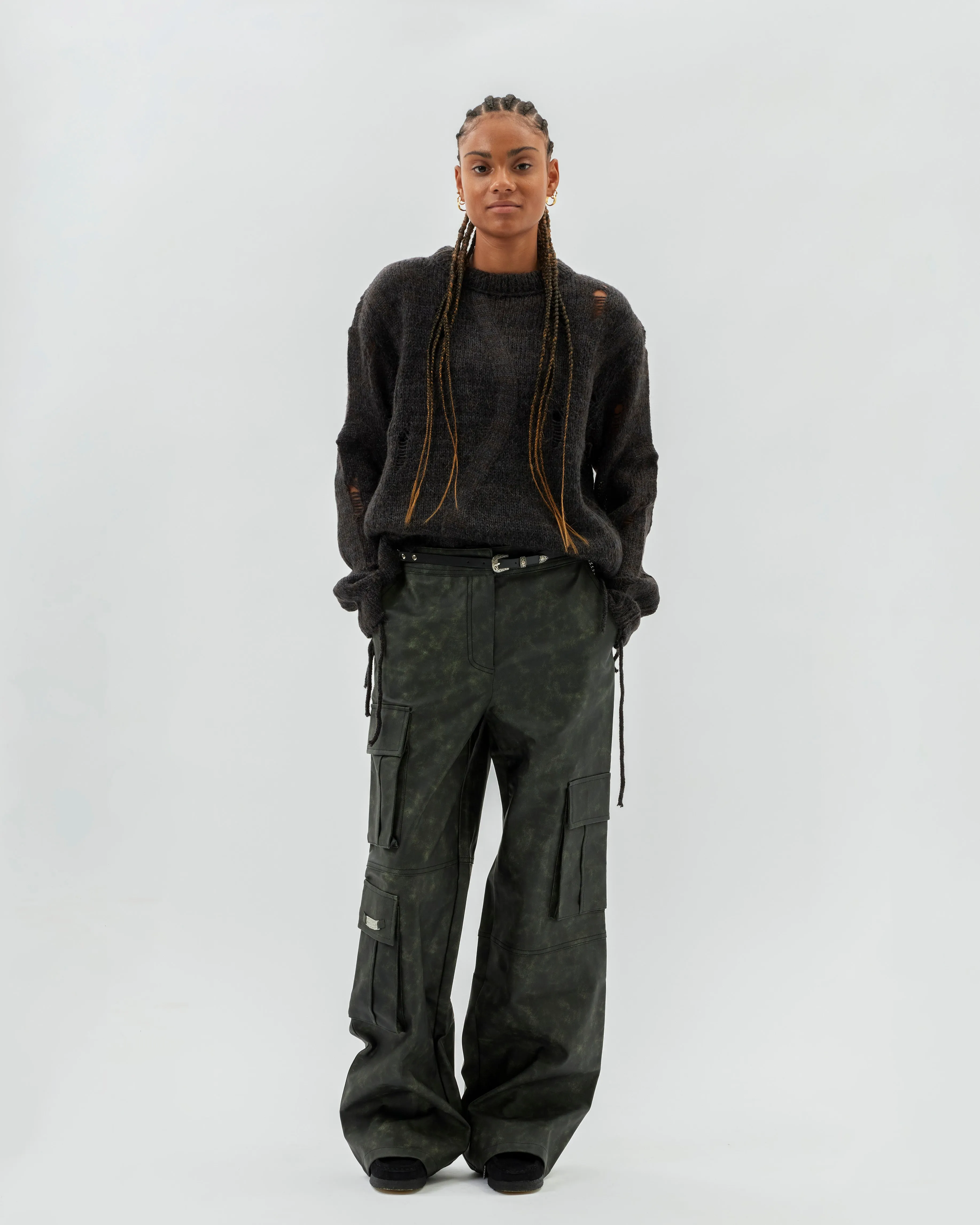 Belted Cargo Pants