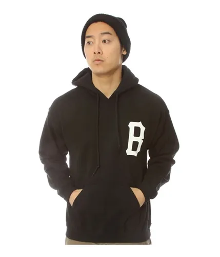 Black Scale Mens The B Logo Pullover Hoodie Sweatshirt