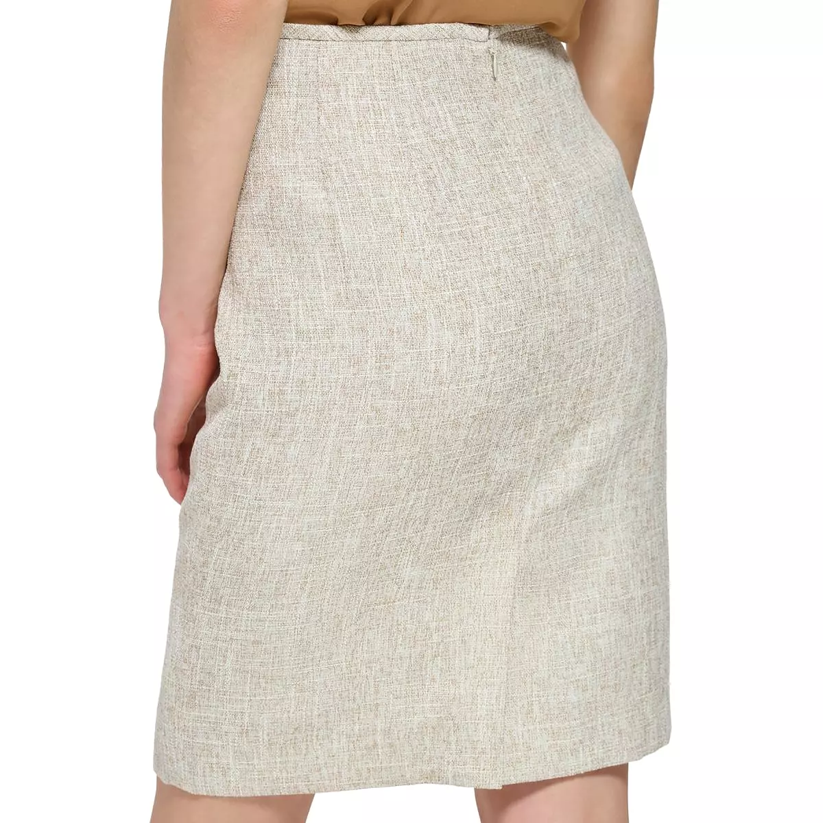 Calvin Klein Womens Above Knee Back Slit Pencil Skirt