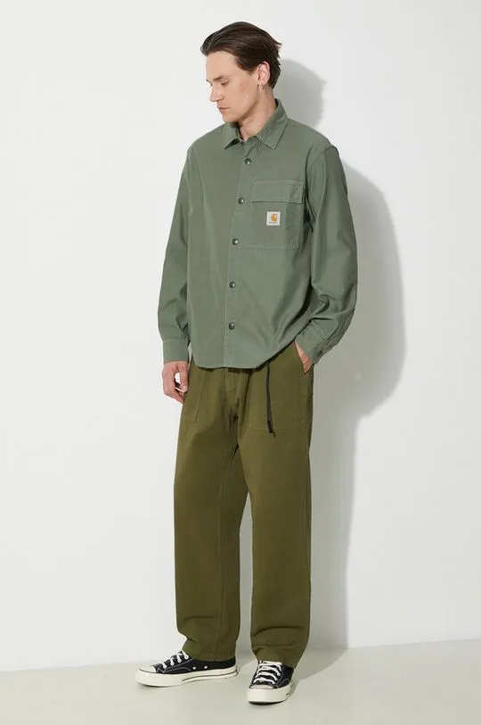 Carhartt WIP shirt jacket Hayworth Shirt Jac green color I033443.66702