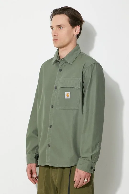 Carhartt WIP shirt jacket Hayworth Shirt Jac green color I033443.66702