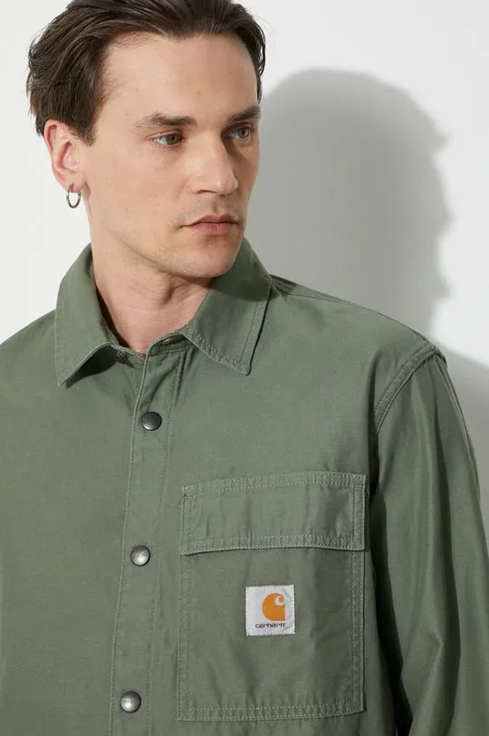 Carhartt WIP shirt jacket Hayworth Shirt Jac green color I033443.66702