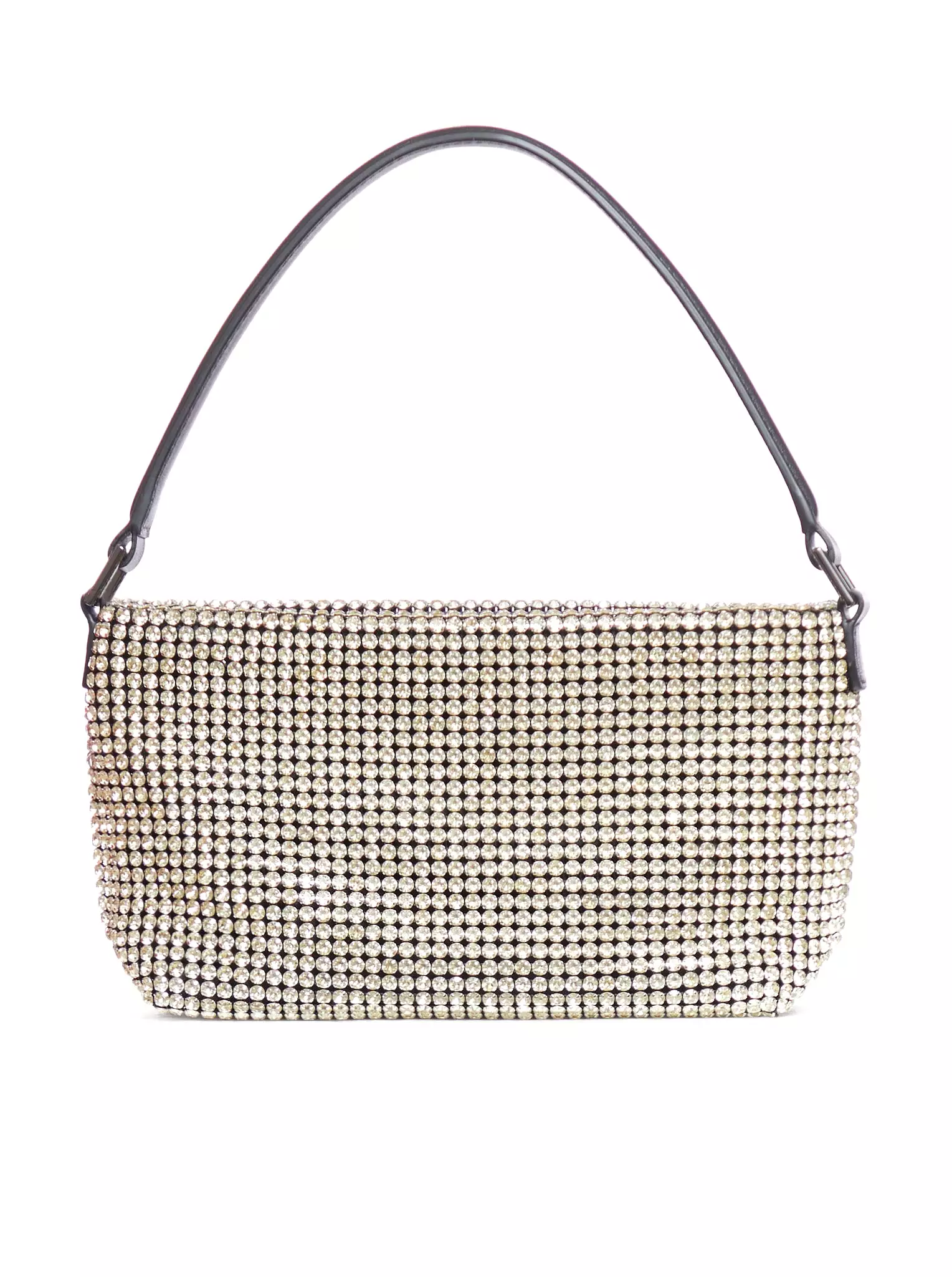 CHAMPAGNE DIAMANTE SMALL HOBO BAG