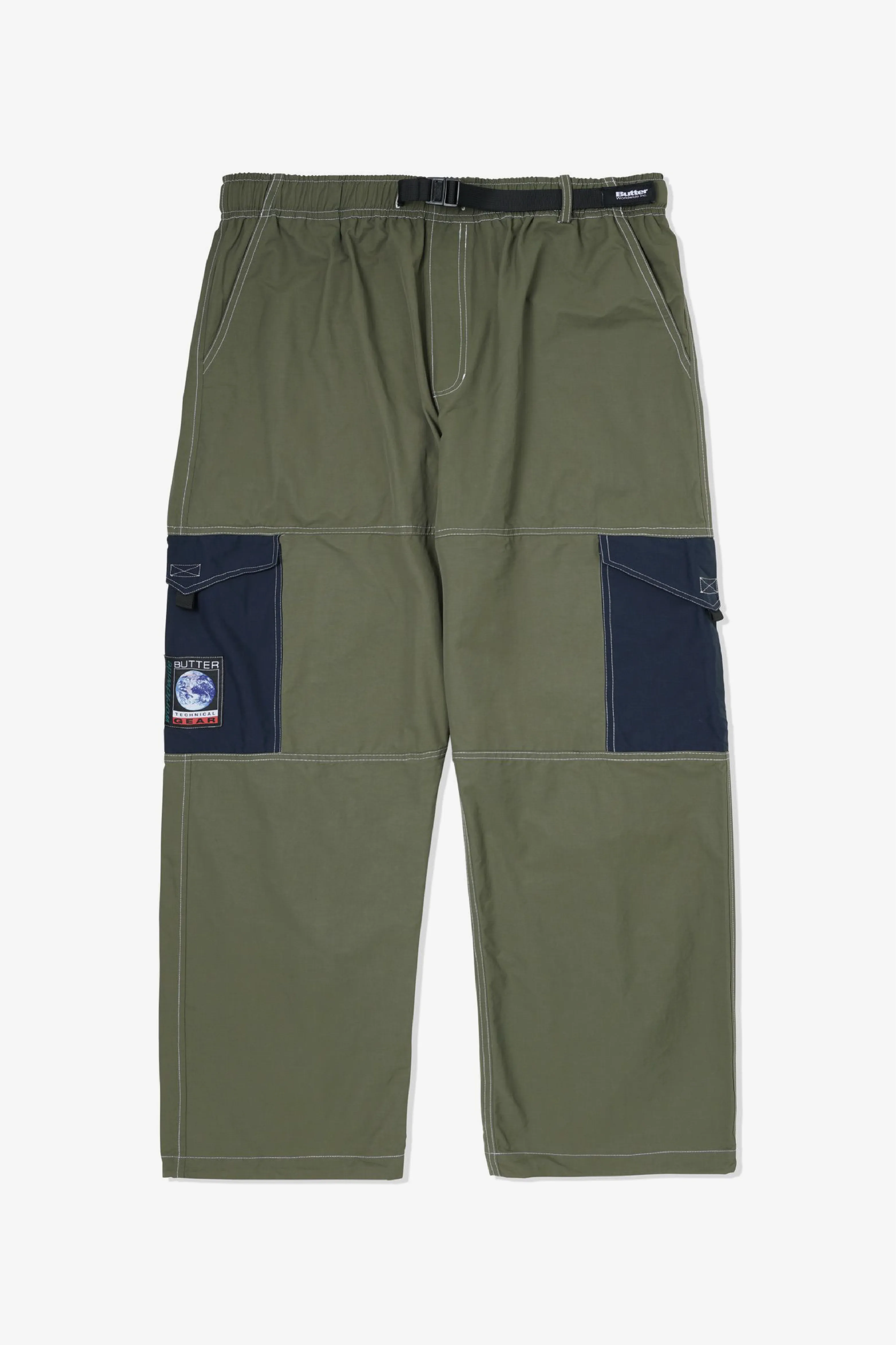 Contrast Cargo Pants