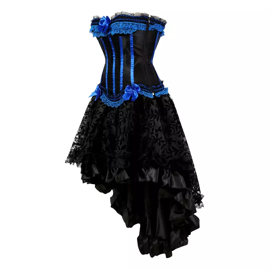 Corset Dress Drag Esmeralda (Blue)