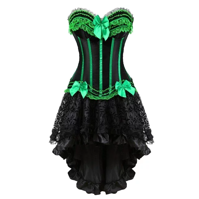 Corset Dress Drag Esmeralda (Green)