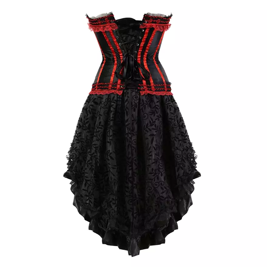 Corset Dress Drag Esmeralda (Red)