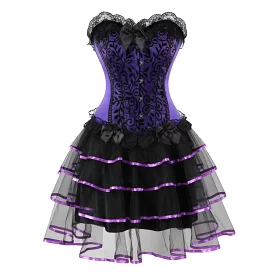 Corset Dress Drag Houston (Purple)