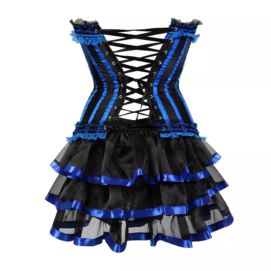 Corset Dress Drag Timon (Blue)