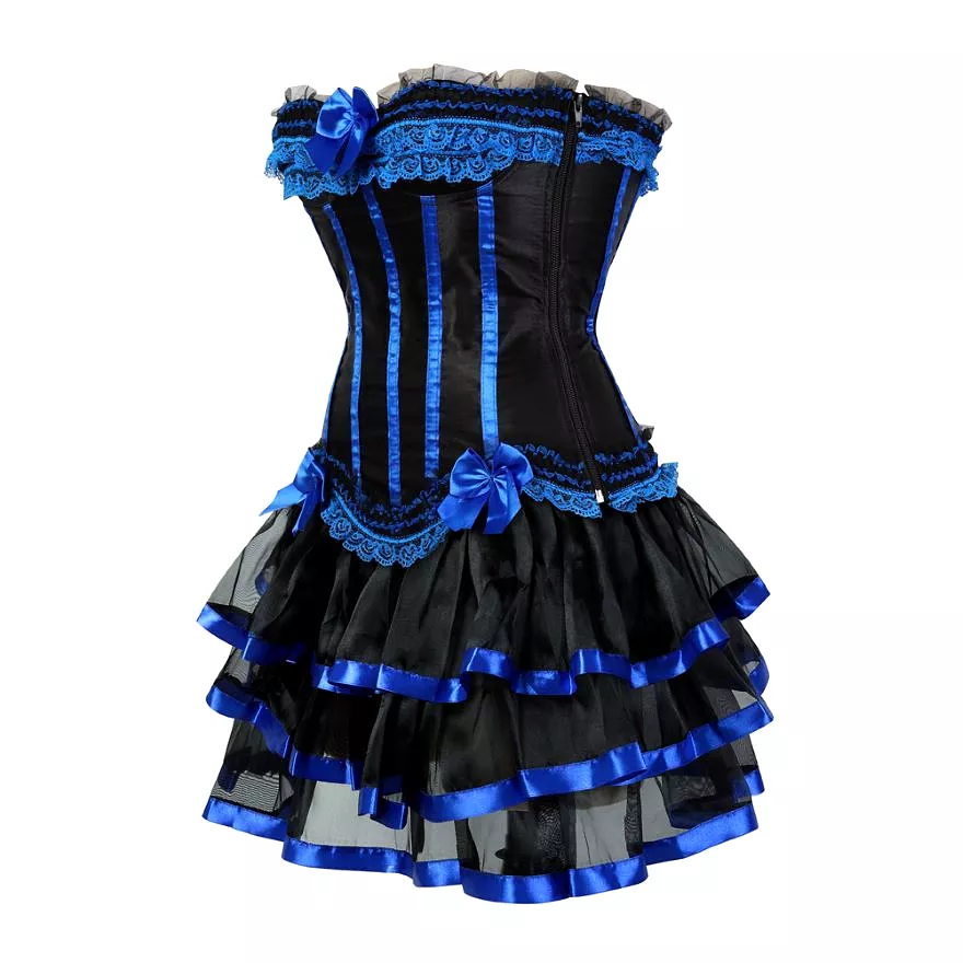 Corset Dress Drag Timon (Blue)