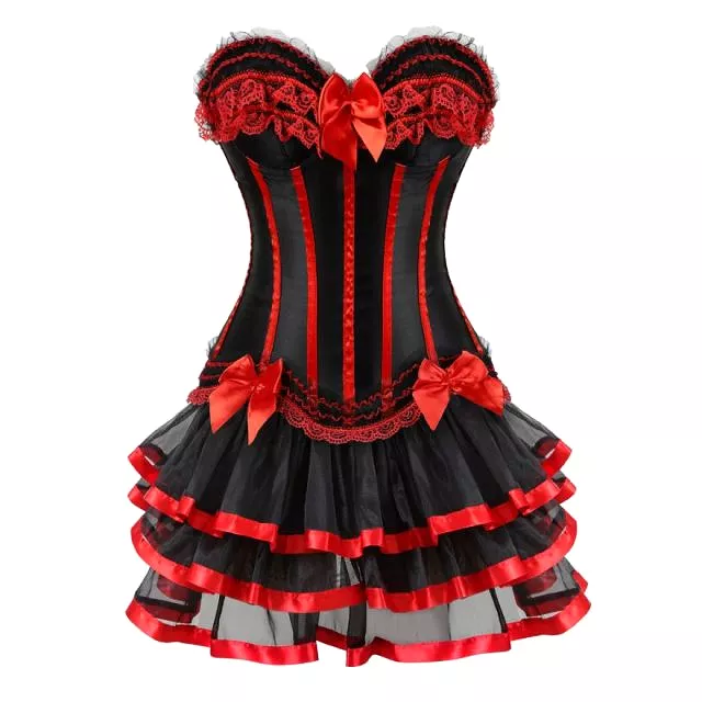 Corset Dress Drag Timon (Red)