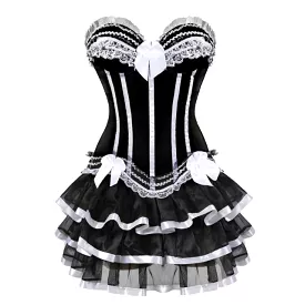 Corset Dress Drag Timon (White)