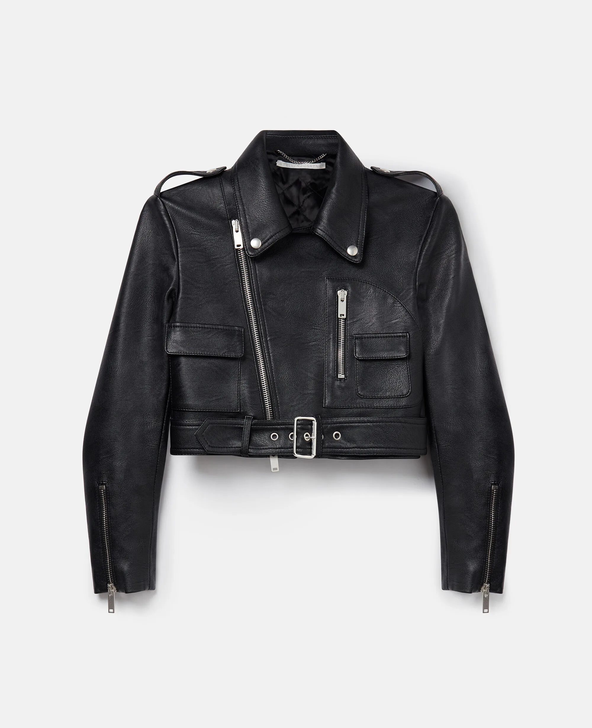 Cropped Alter Mat Biker Jacket