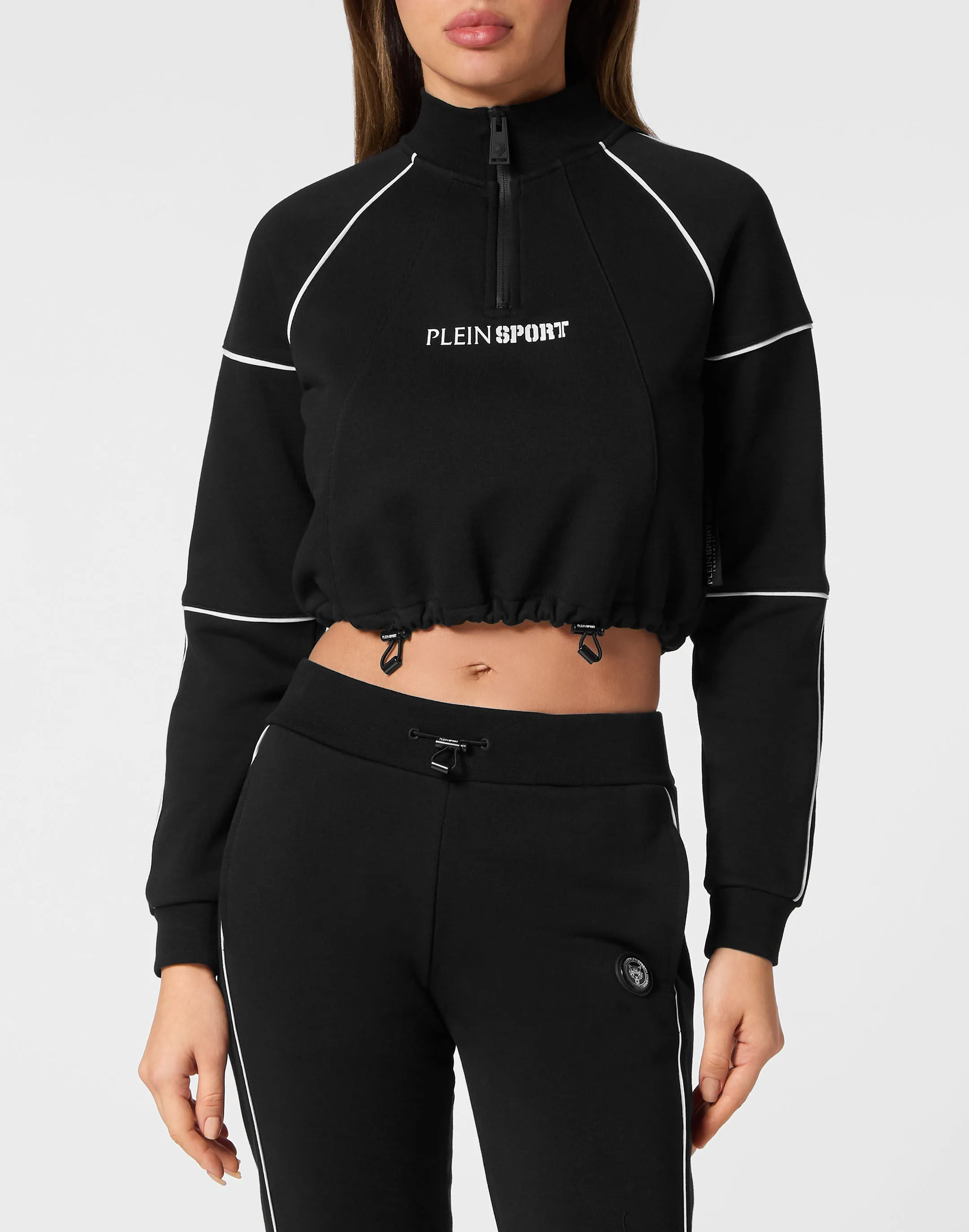 Cropped Hoodie Sweatshirt