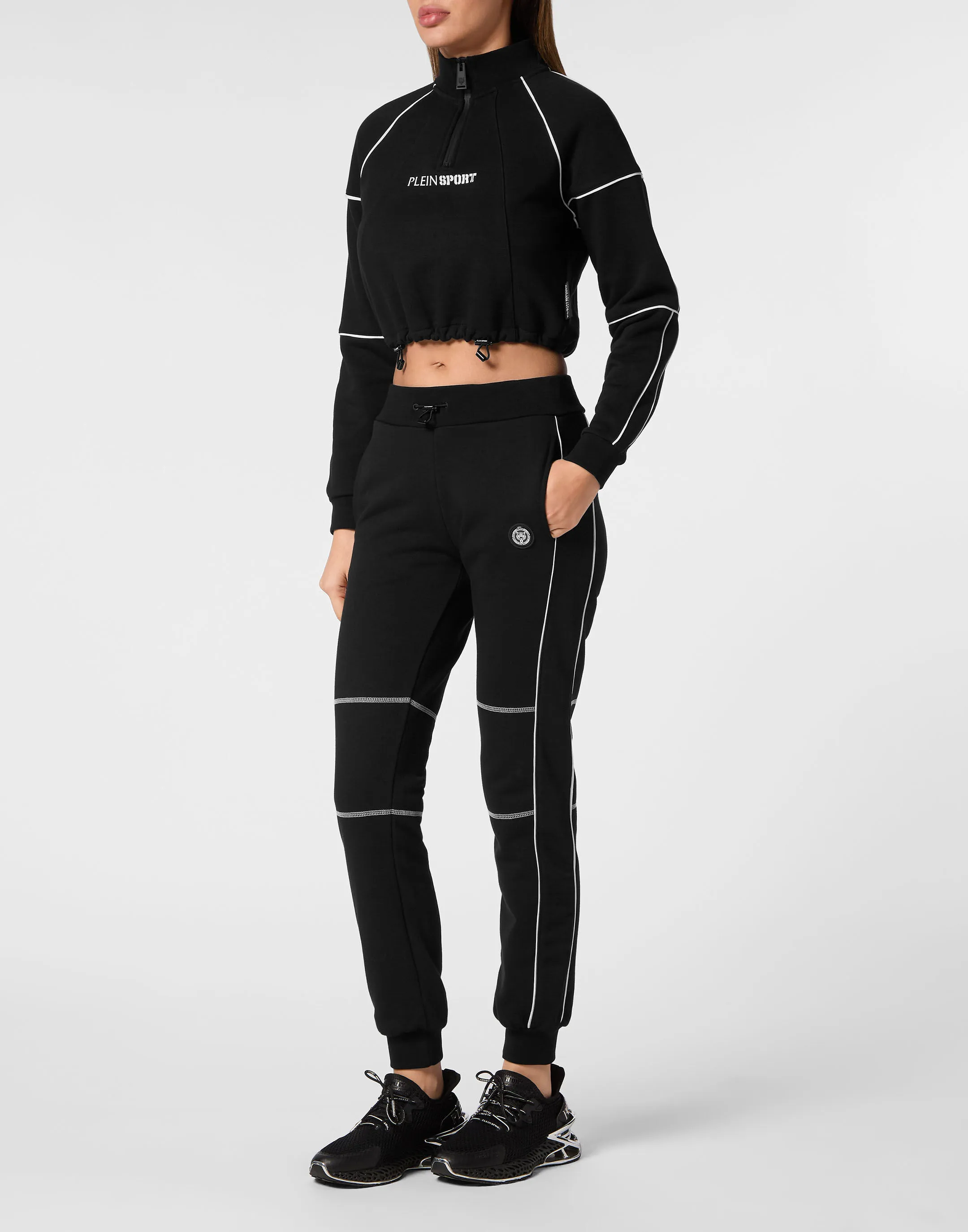 Cropped Hoodie Sweatshirt