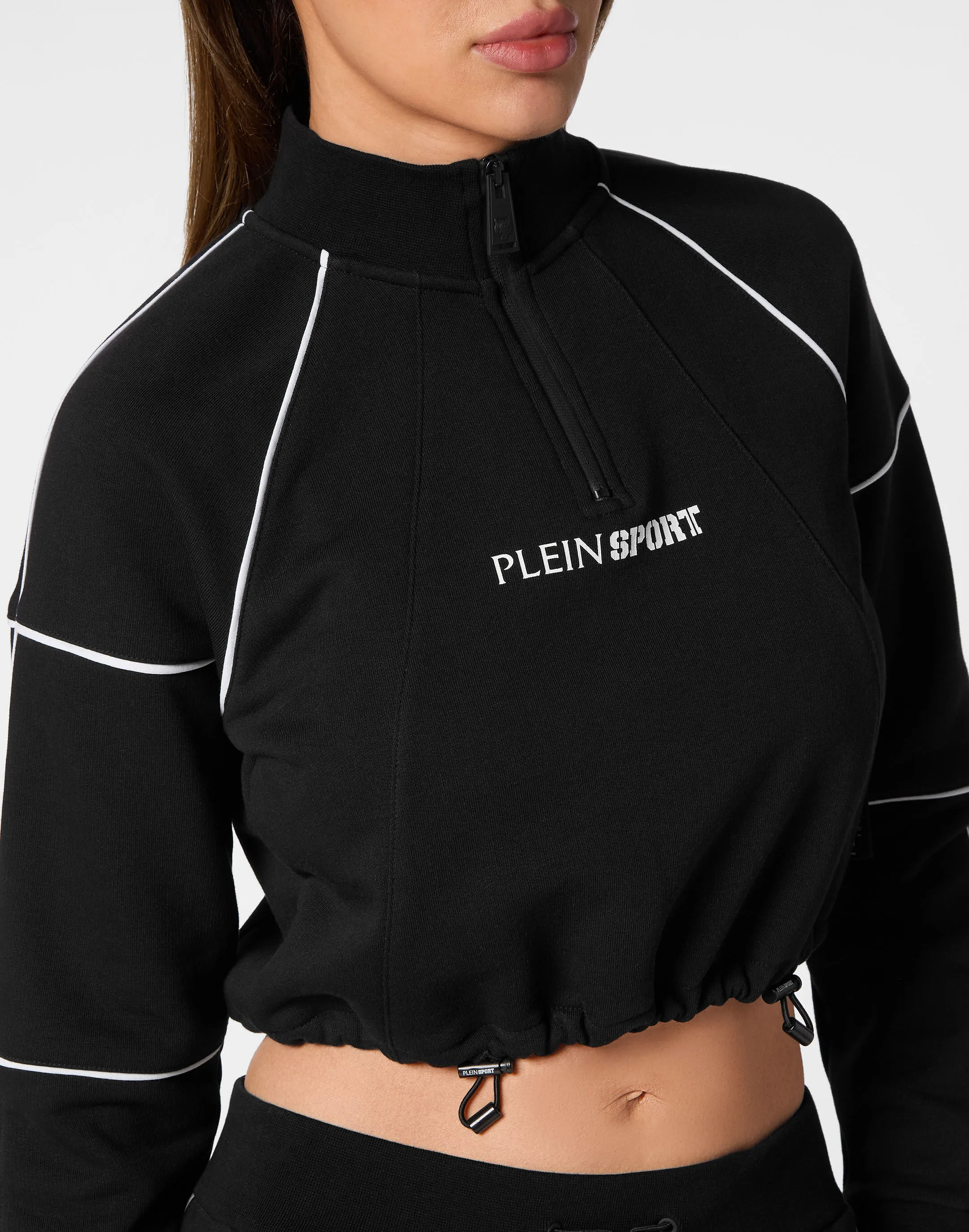 Cropped Hoodie Sweatshirt