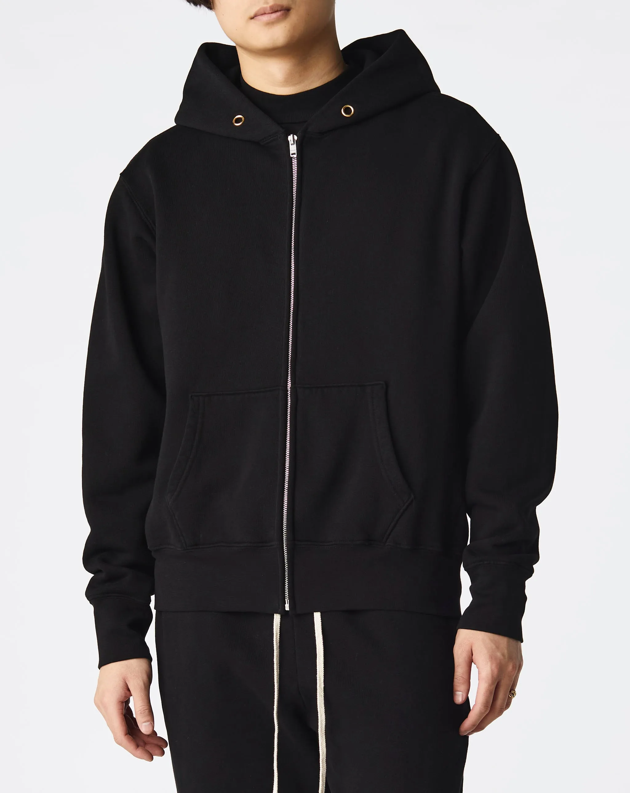 Cropped Zip Hoodie