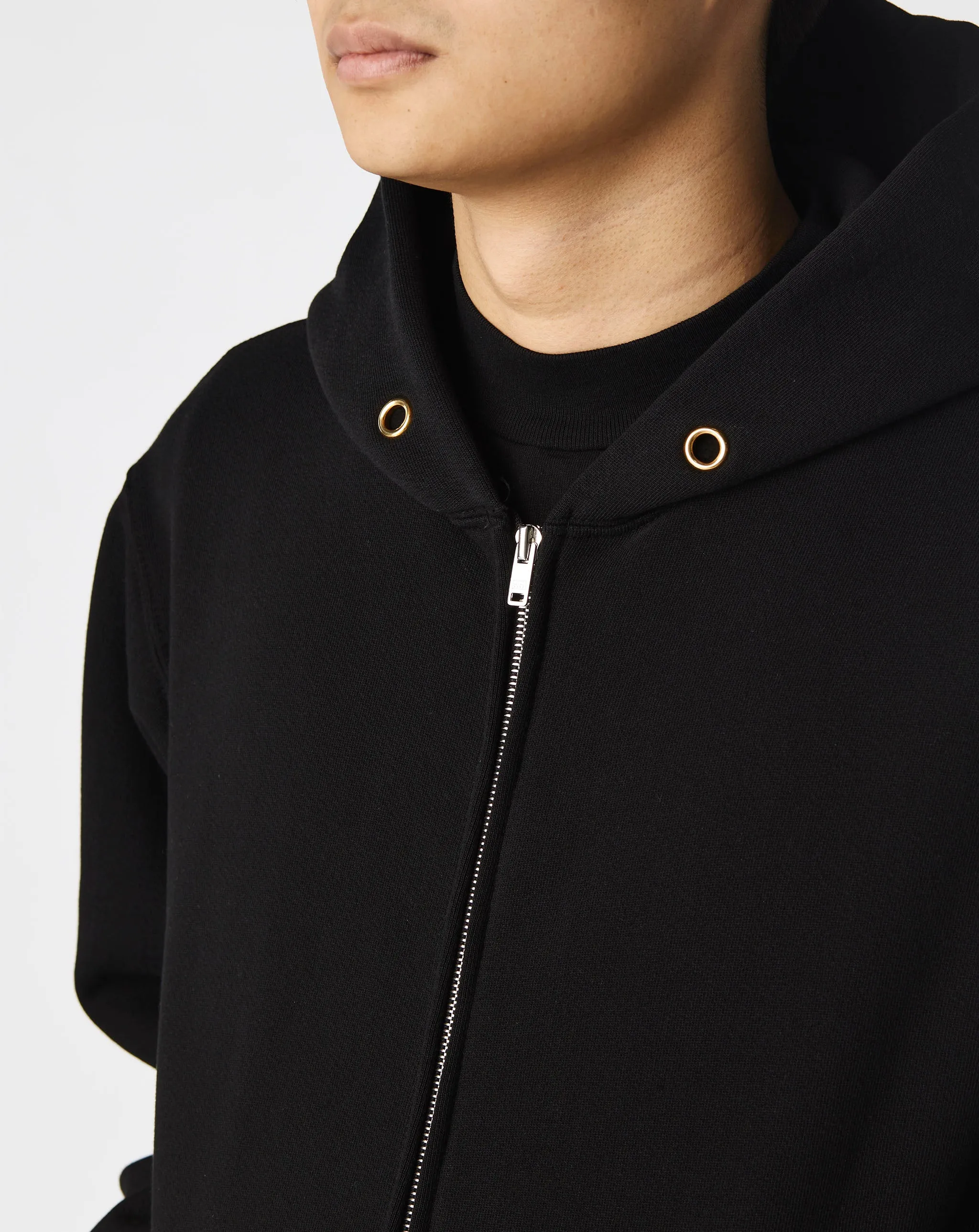 Cropped Zip Hoodie