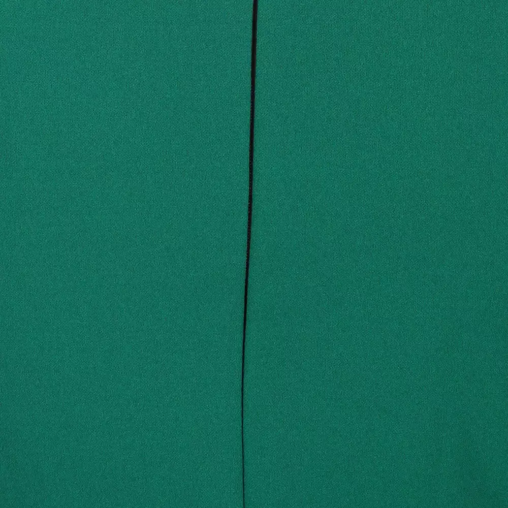 Emerald Green Capped Sleeve Ruched Bodycon Pencil Dress