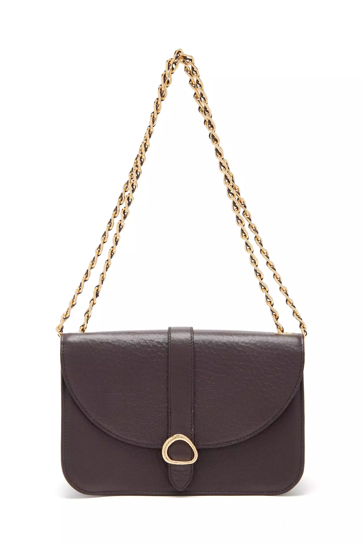 Esme Large Chain Crossbody - Chocolate