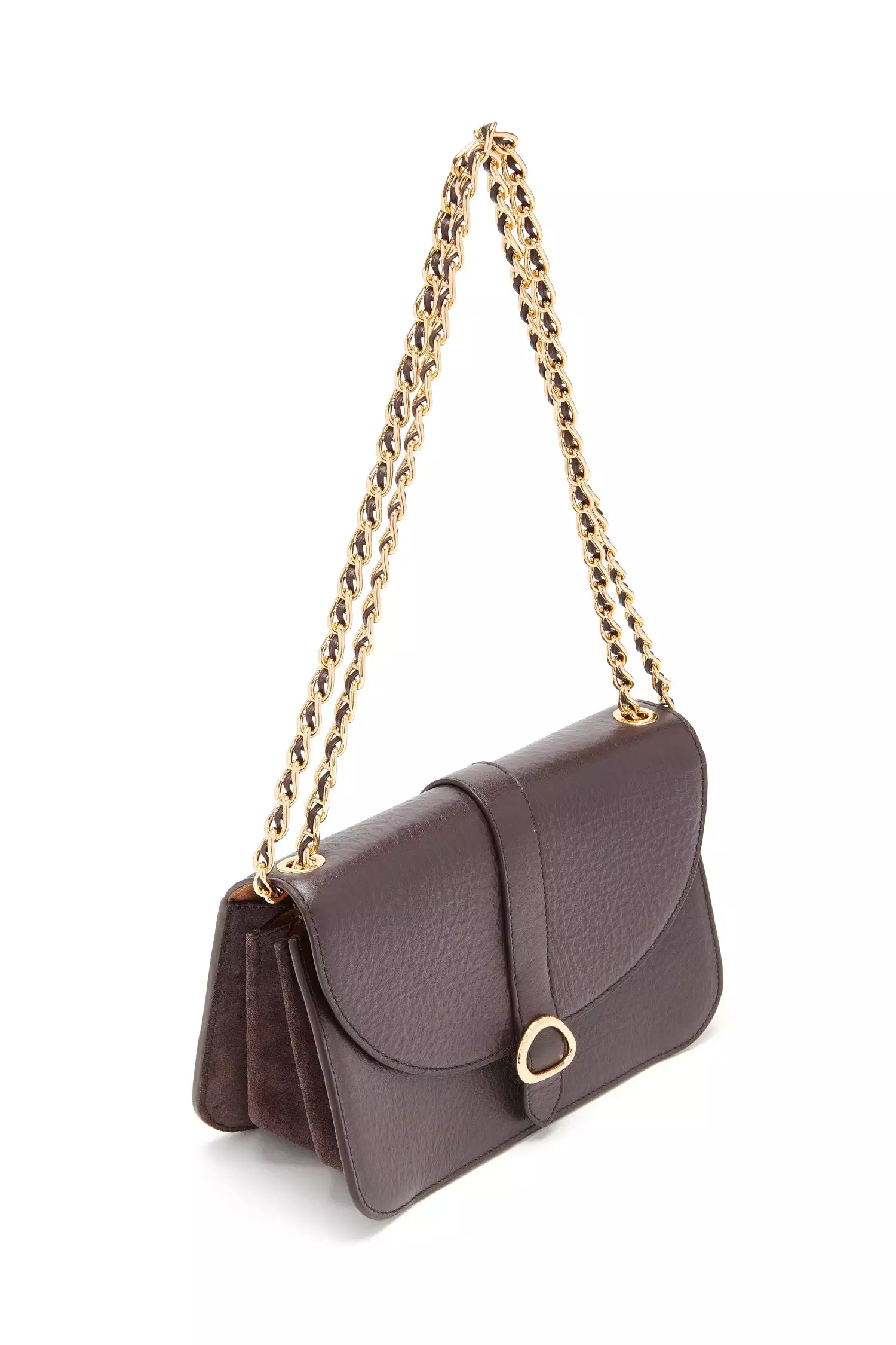 Esme Large Chain Crossbody - Chocolate