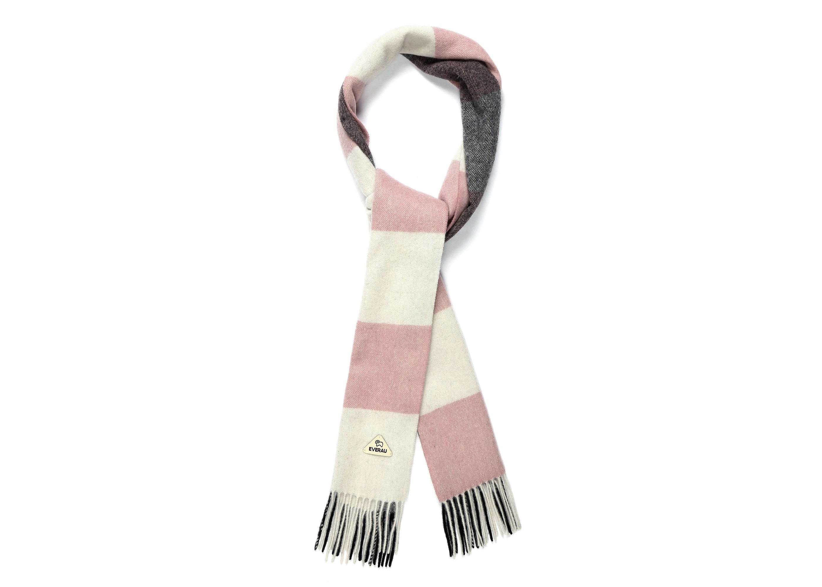 EVERAU Tartan Wool Scarf