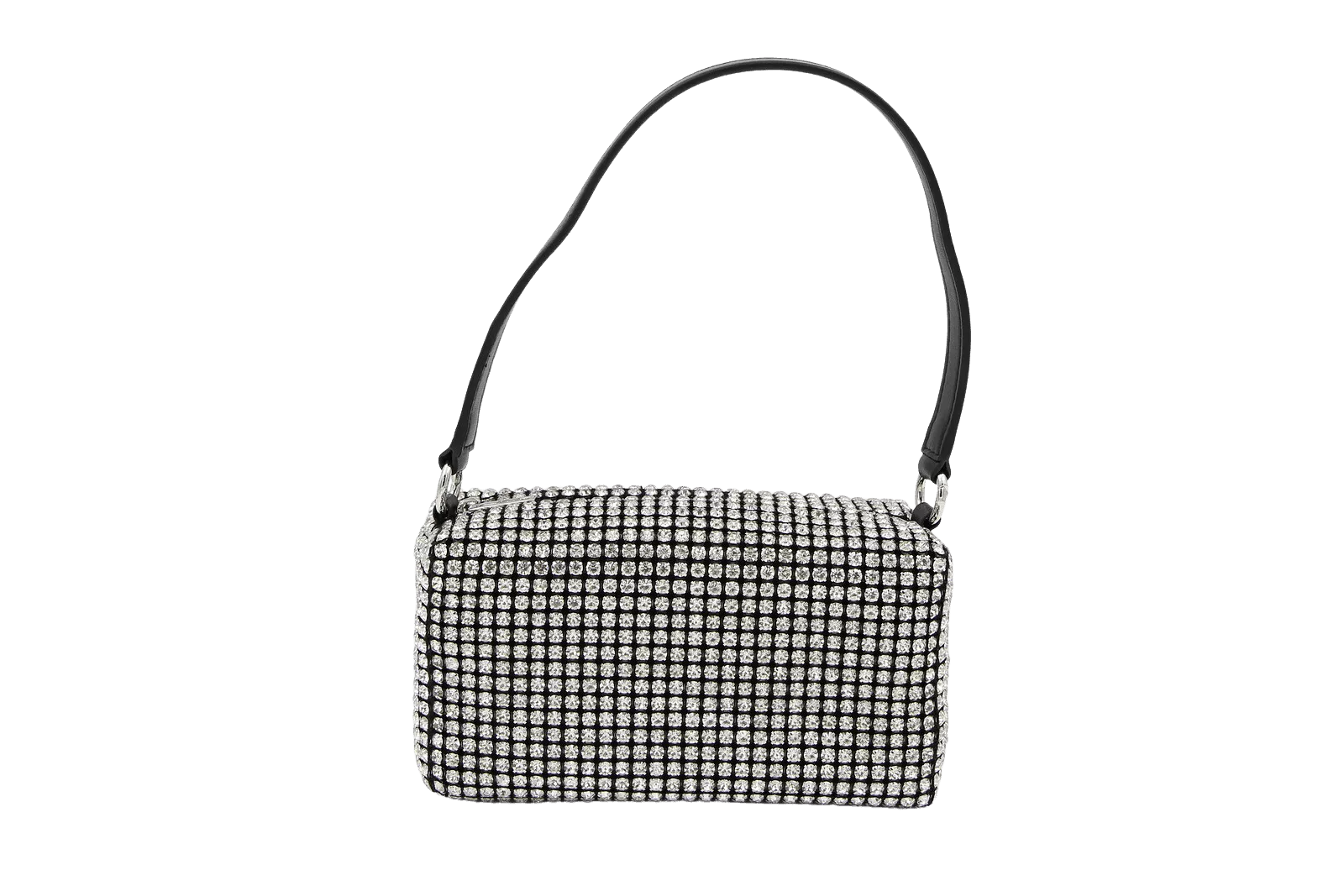 Fabucci Diamante Box Bag with Leather Strap