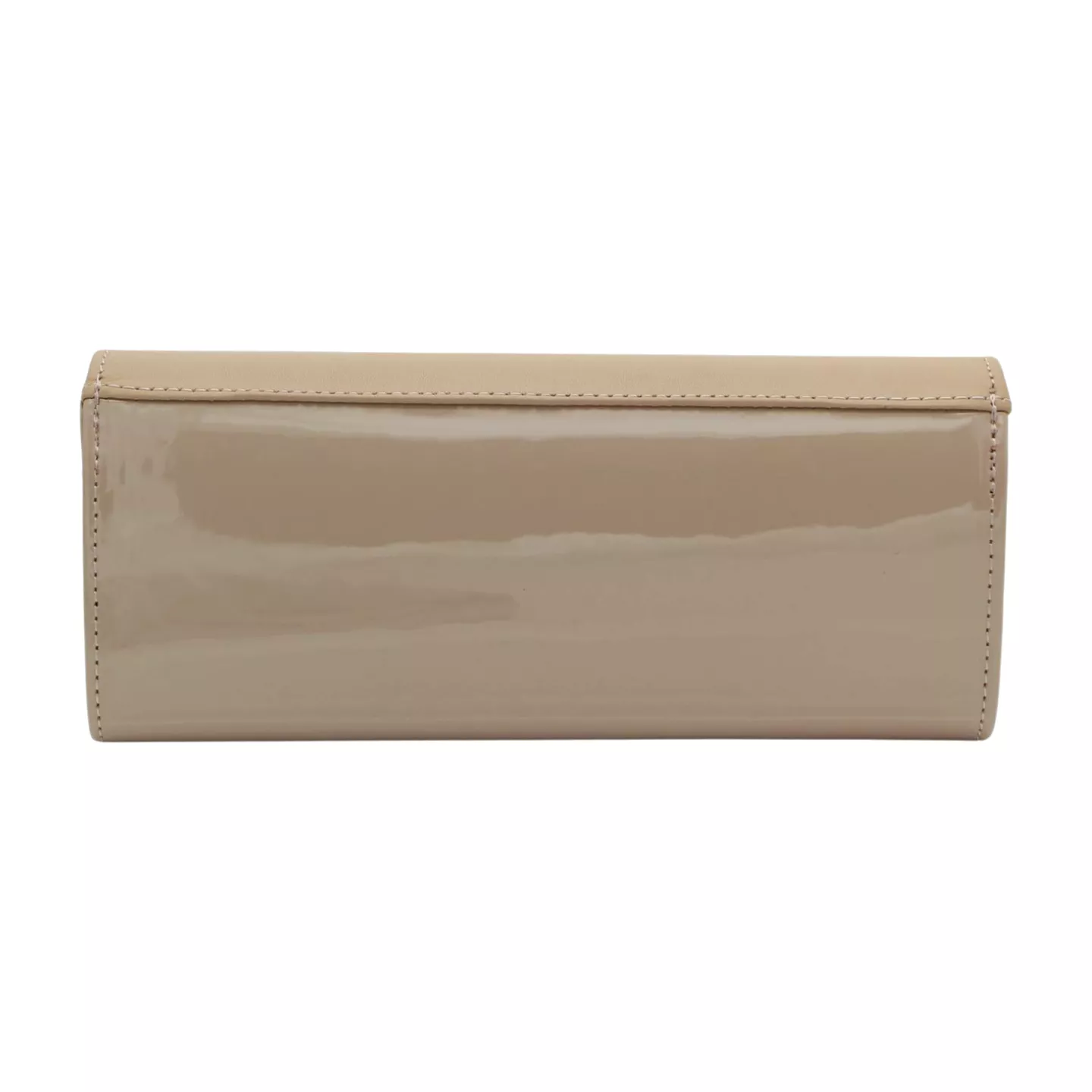 FABUCCI Nude Diamante Clutch Bag