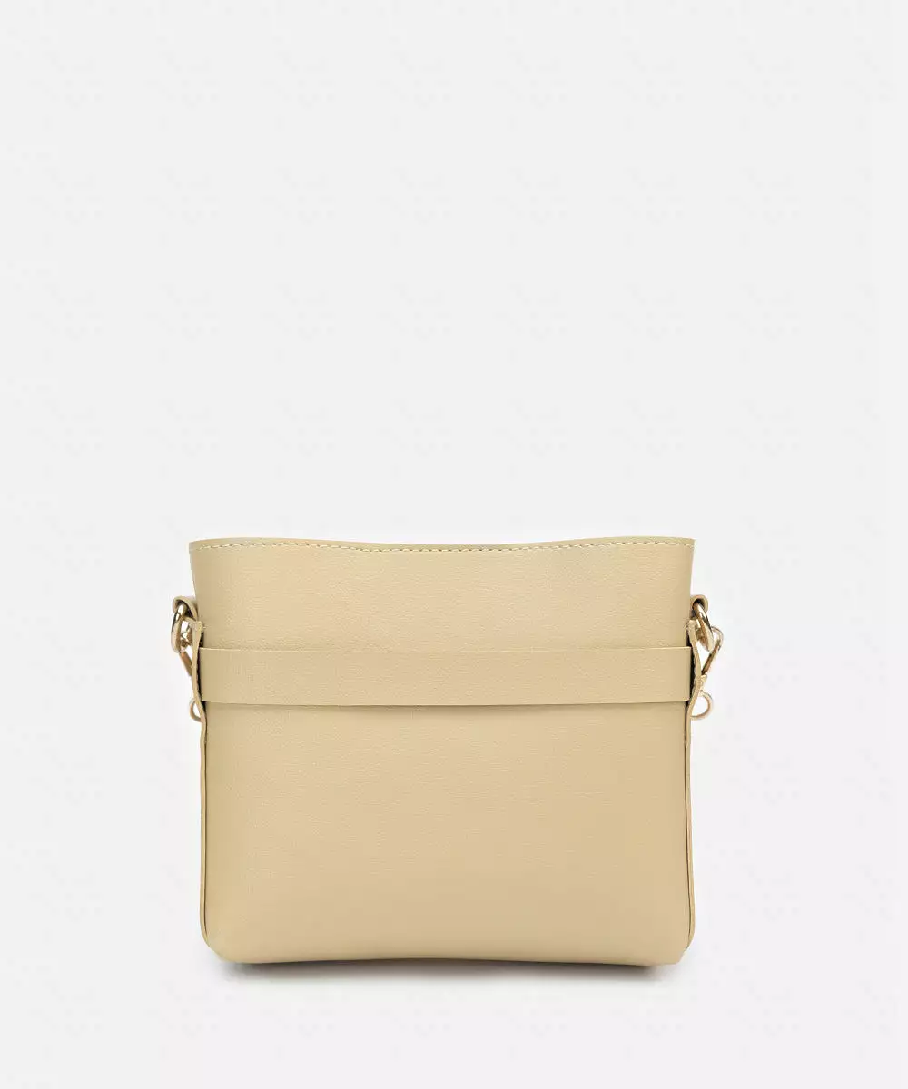 Faux Leather Crossbody Bag