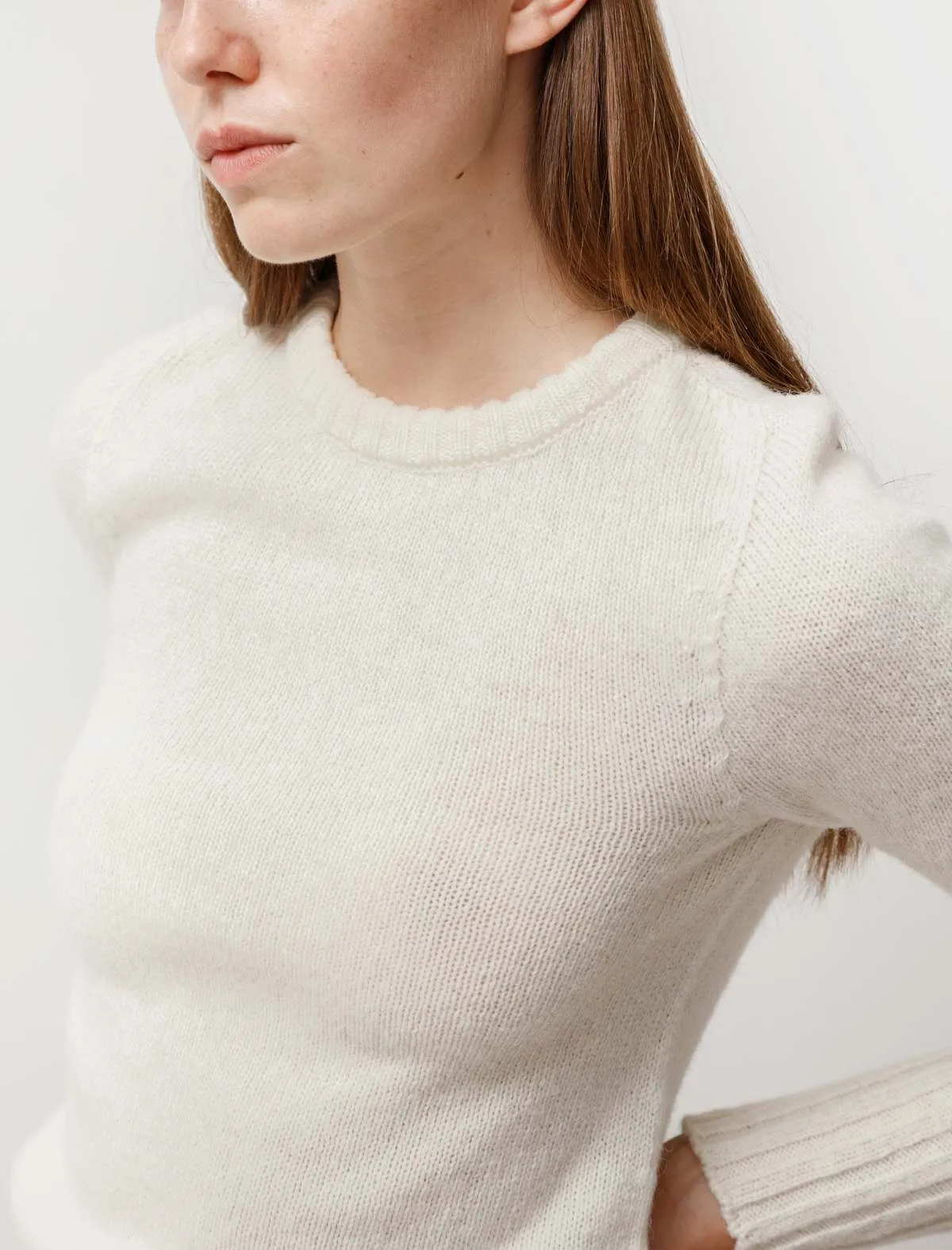 Fitted Sweater - Chalk