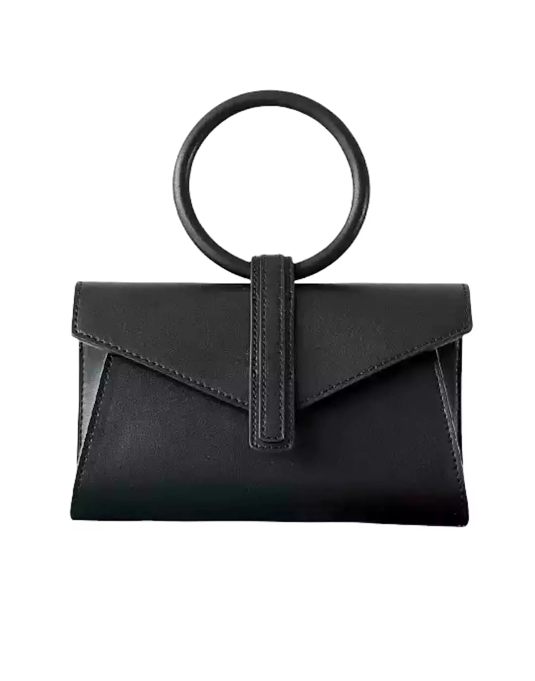 Geometrical Genuine Leather Handbag