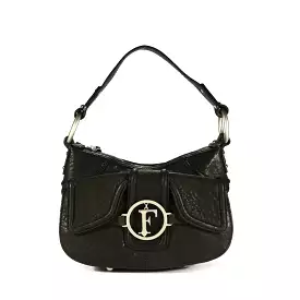 Gianfranco Ferre Women Black Calf-Skin Leather Handbag (GF1000)