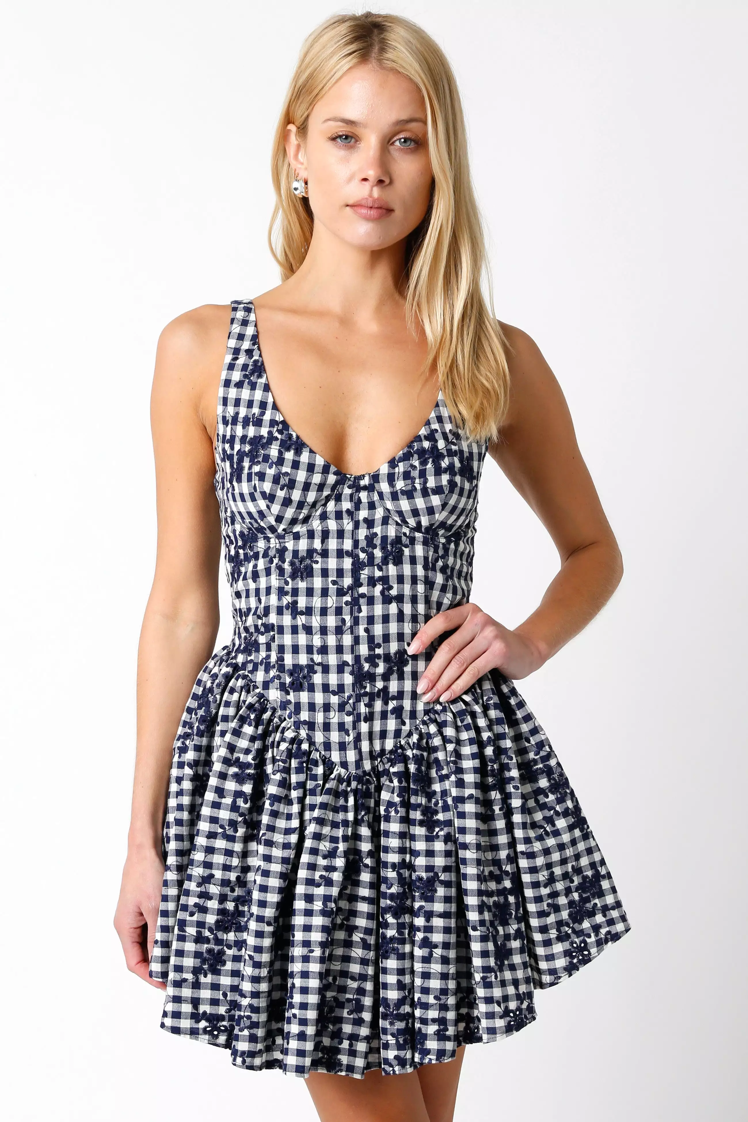 Gingham Corset Dress