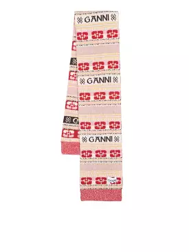 GRAPHIC WOOL SCARF