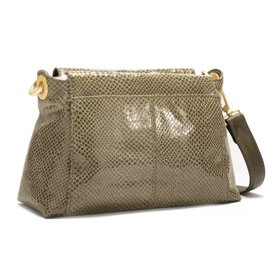 Hammitt Bryant Medium Crossbody - Shoulder Handbag in Bistro Green Snake