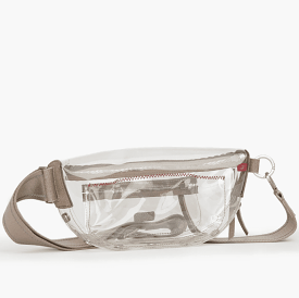 Hammitt Charles Crossbody Bag Clear - Pewter/Brushed Silver