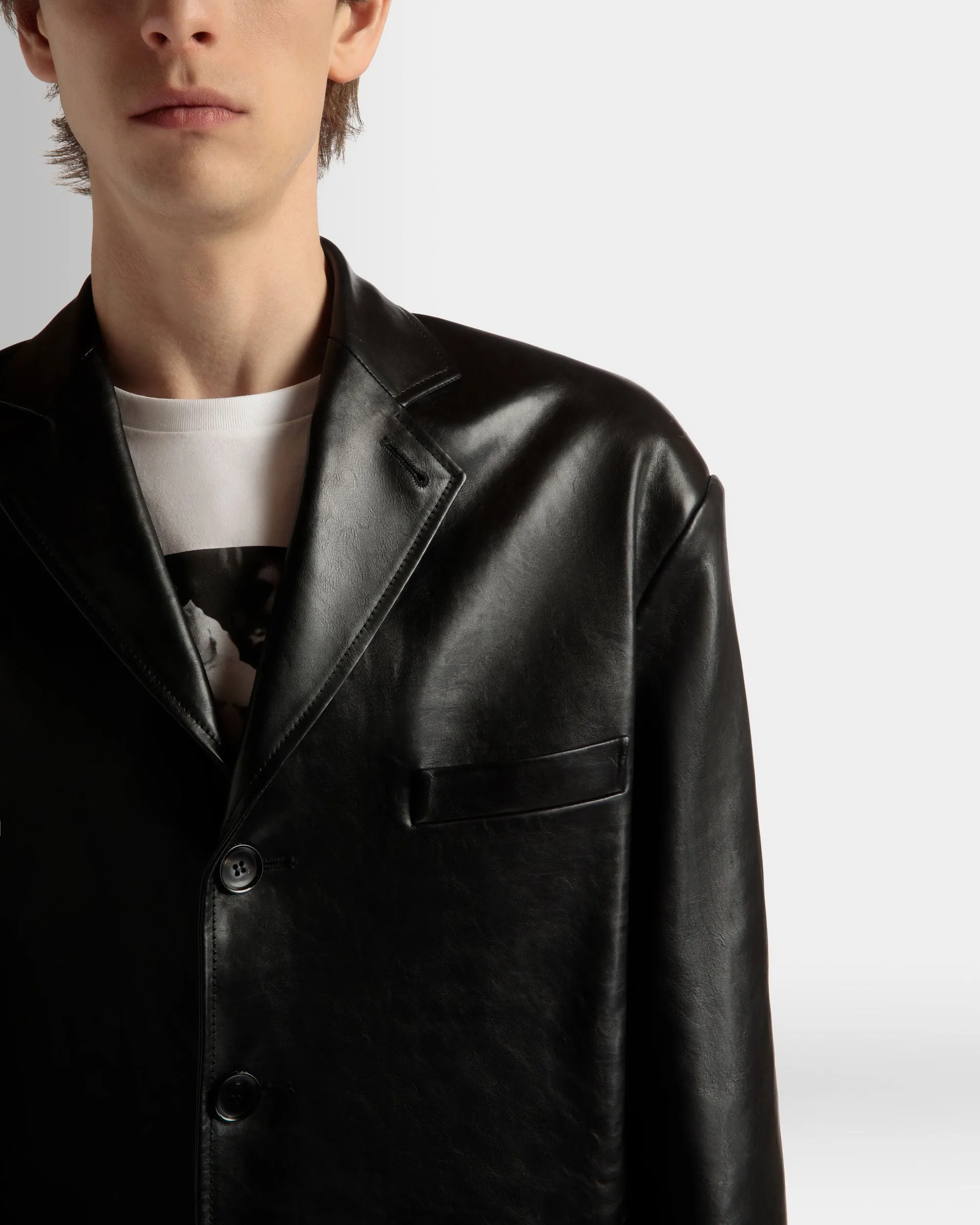 Jacket in Black Leather 