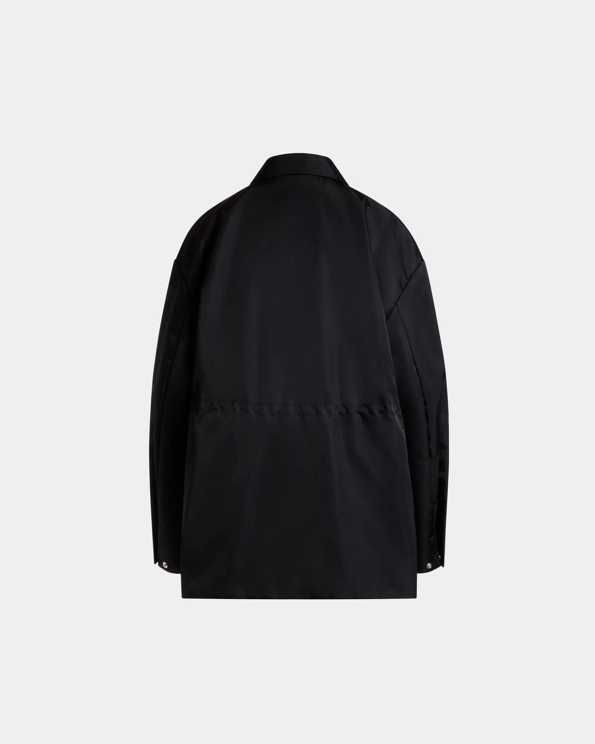 Jacket In Black Nylon 