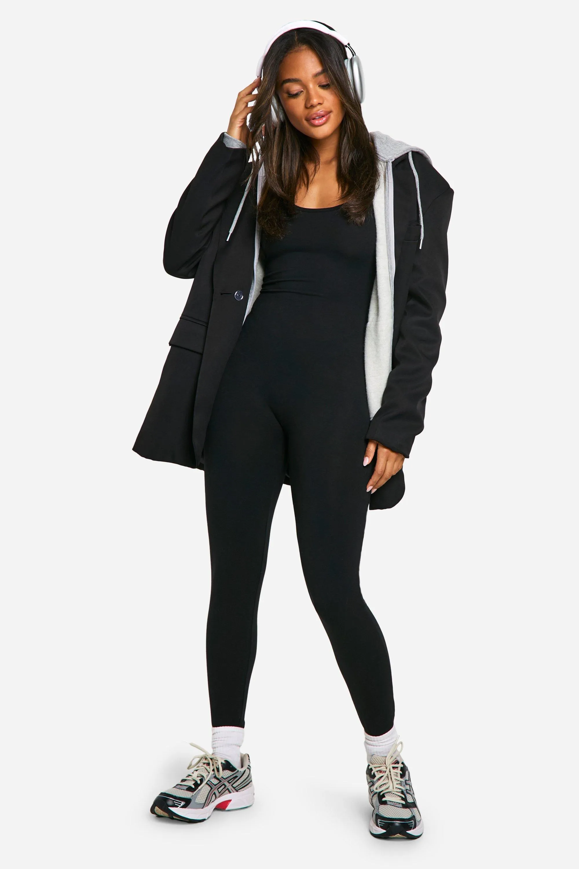 Jumpsuits | Super Soft Scoop Neck Unitard | boohoo