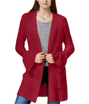 Kensie Womens Bell Sleeve Cardigan Sweater